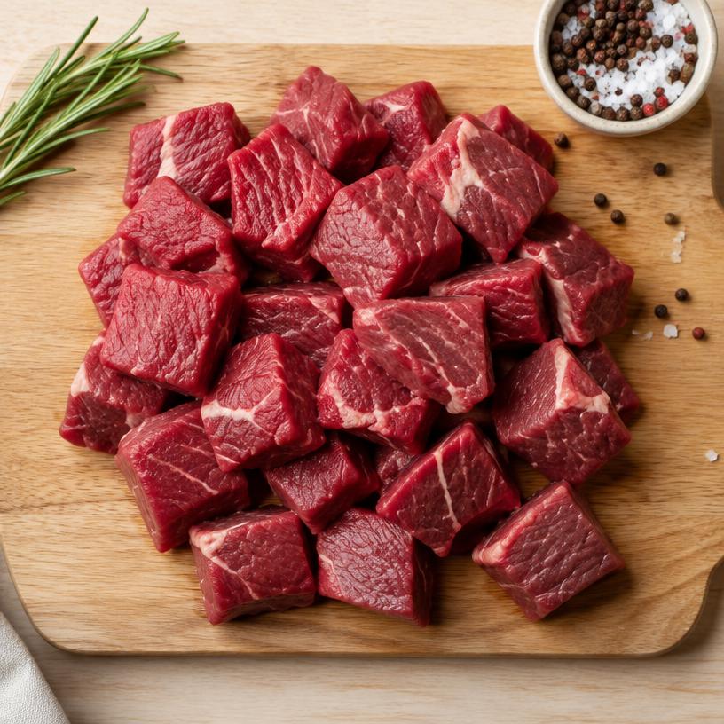 Churrasco Bovino em Cubos