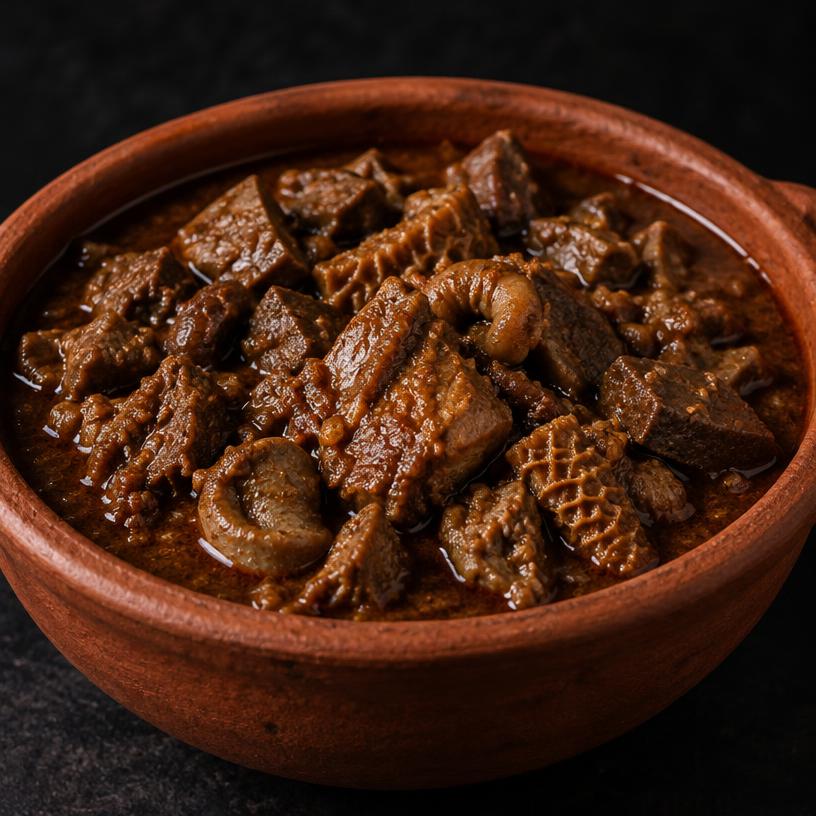 Sarapatel de Miúdos Bovino