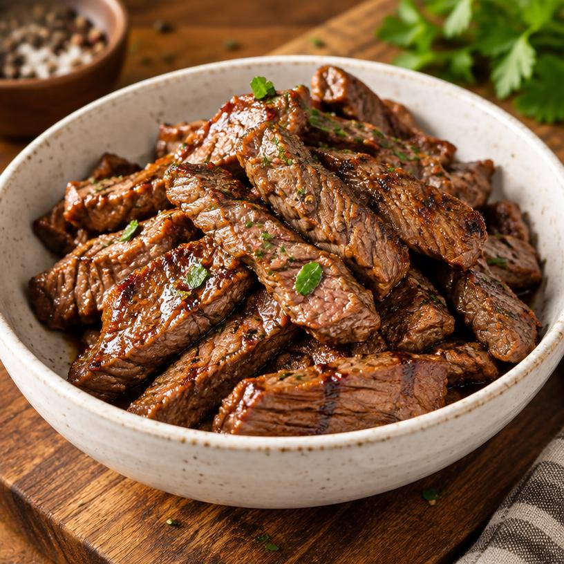 Tiras de Bife Fatiado